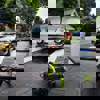 Waschmatte für Auto/Motorrad mit Trittstreifen 6x3,1